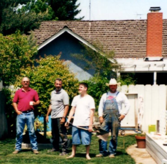 Me at the age 15 in California living my best life with gout. My father is to my right.